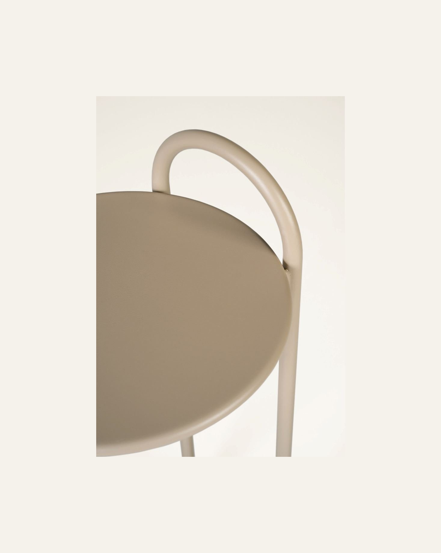 Sidebord mørk beige - 2