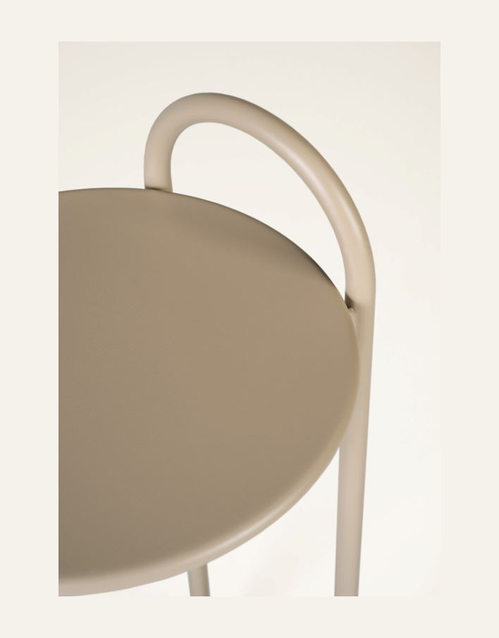 Sidebord mørk beige - 2