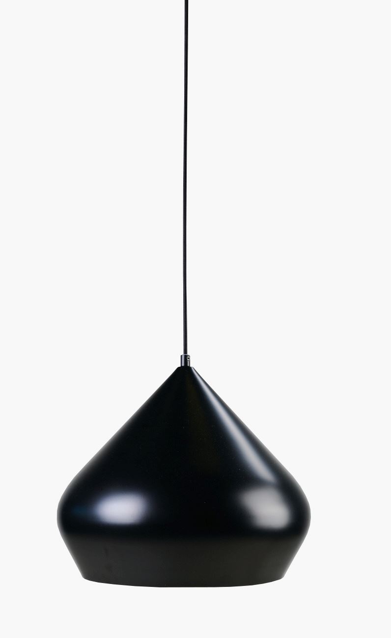 Taklampe svart - 29,5 cm ø34 svart - 1