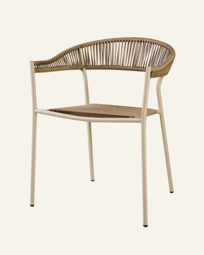 Hagestol beige - 54x57x76 cm beige - 1