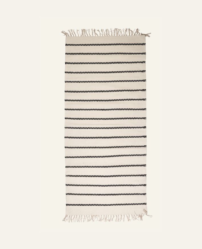 Teppe svart - 80x150 cm svart - 1