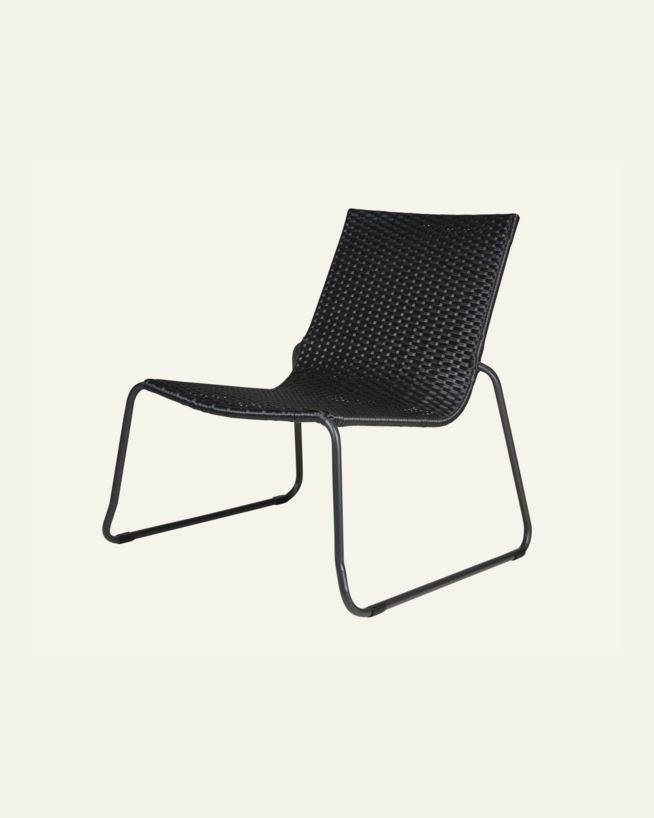 Hagestol svart - 66x73,5x75 cm svart - 1