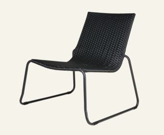 Forms & Objects Vivid Hagestol Svart 66x73,5x75 cm