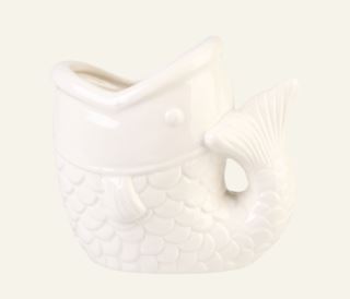 Kid Fish Vase Hvit 16,2x10,8x15,3 cm