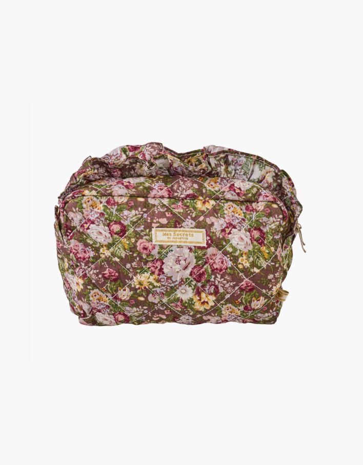 Toalettmappe brun - 14x20 cm brun - 1