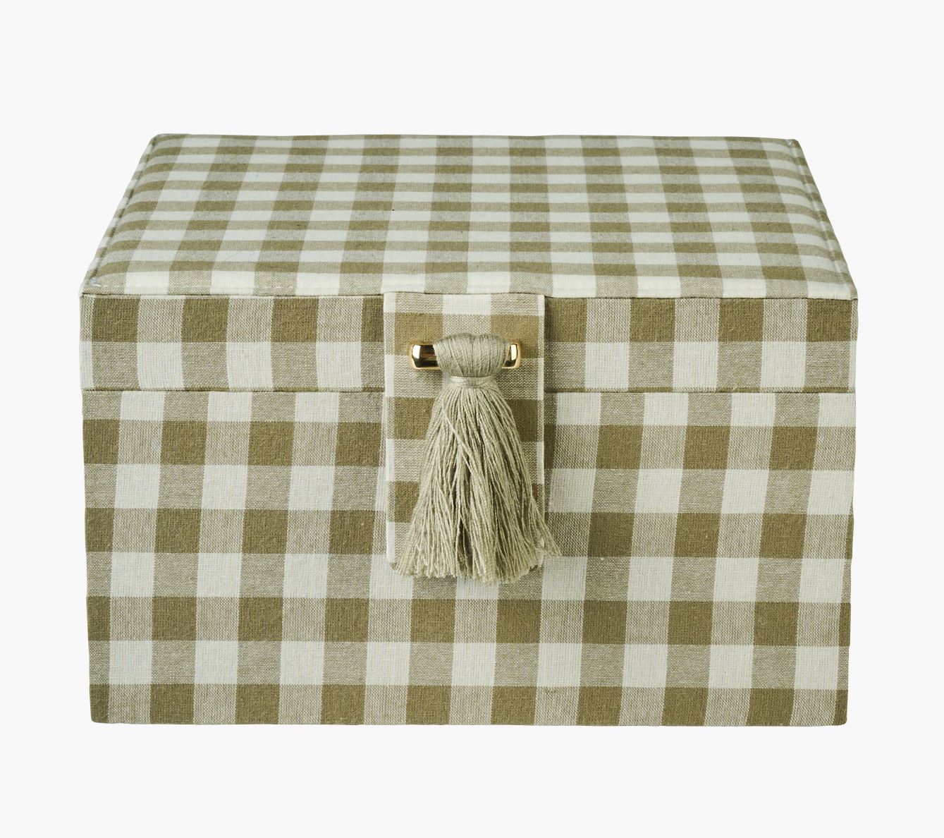 Smykkeskrin olivengrønn - 20x20 cm olivengrønn - 1