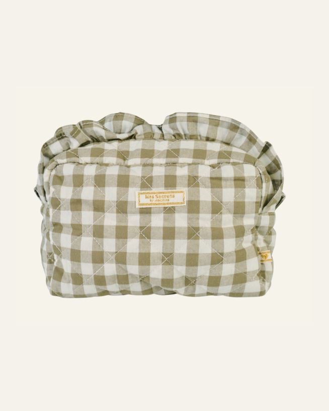 Toalettmappe olivengrønn - 14x20 cm olivengrønn - 1