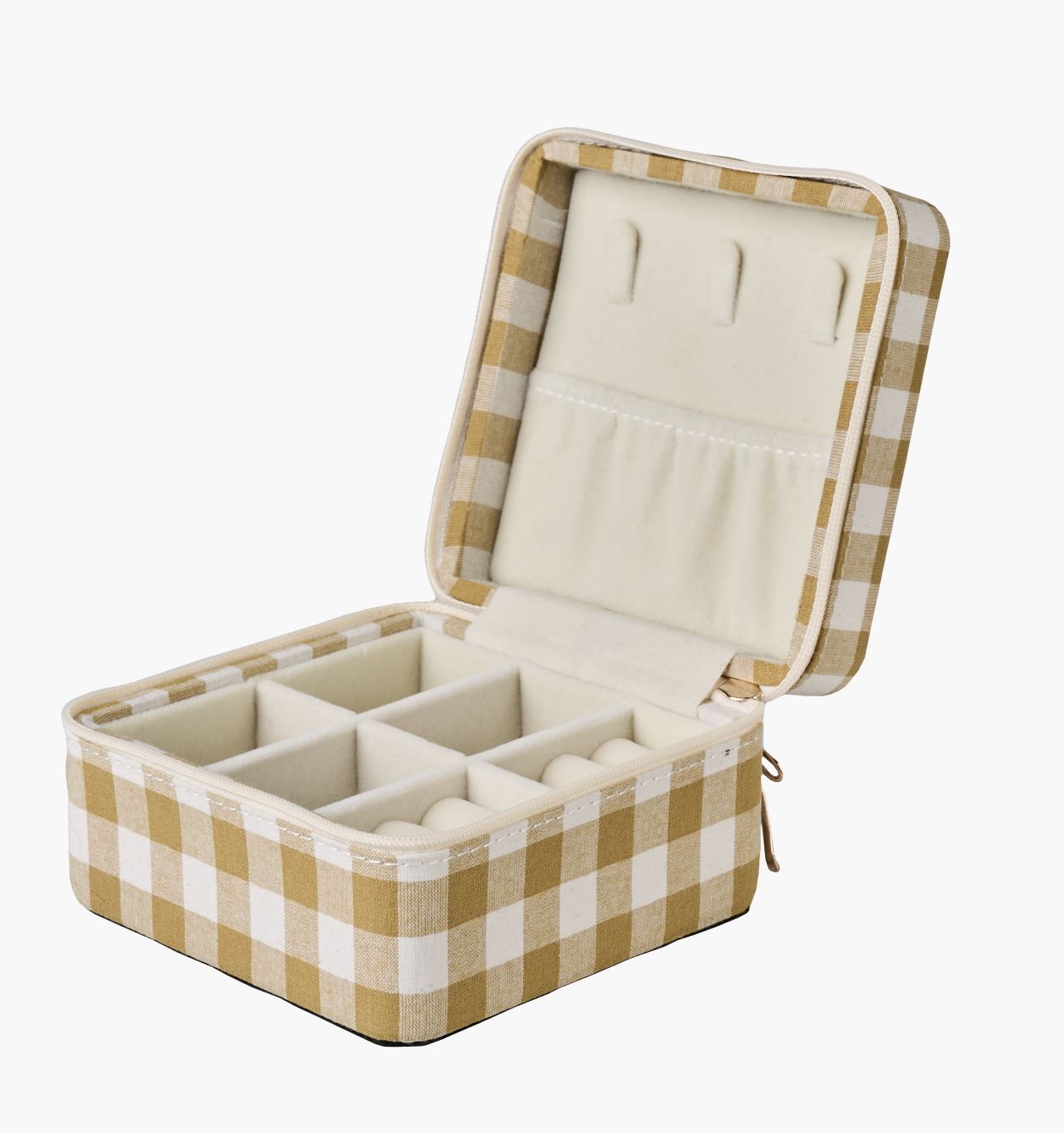 Smykkeskrin m/glidelås karri - 2