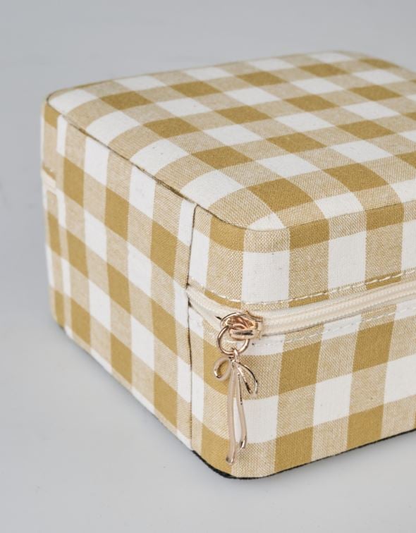 Smykkeskrin m/glidelås karri - 3