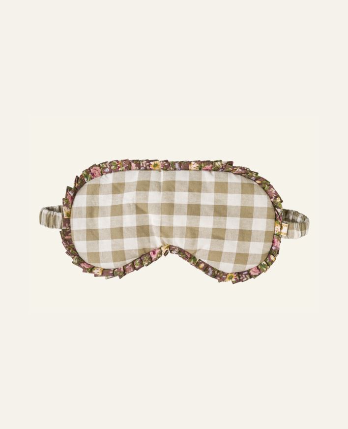 Sovemaske olivengrønn - 9x20 cm olivengrønn - 1