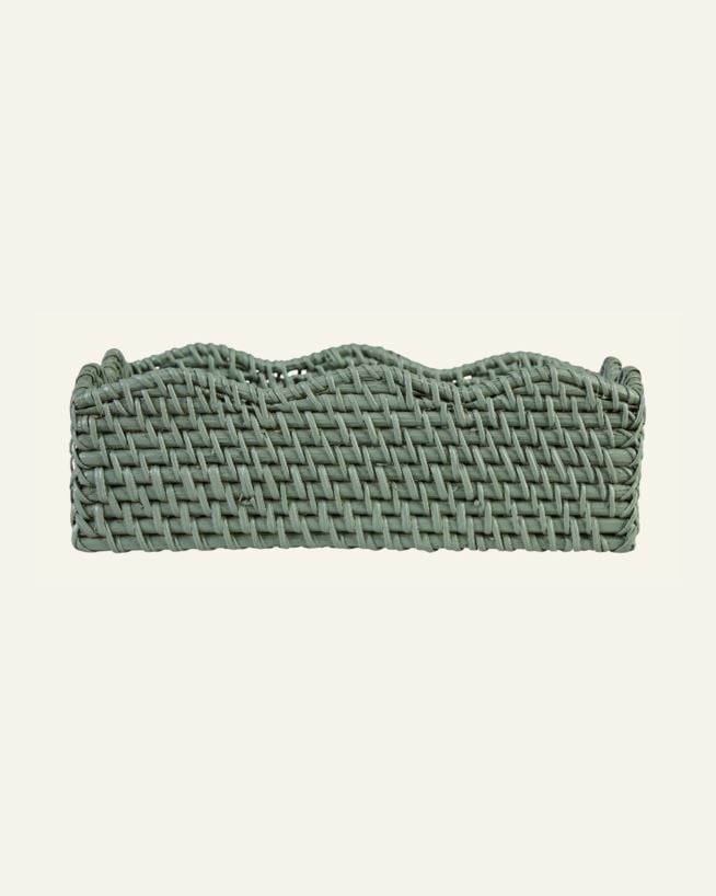 Serviettkurv grønn - 24,5x15x7,5 cm grønn - 1