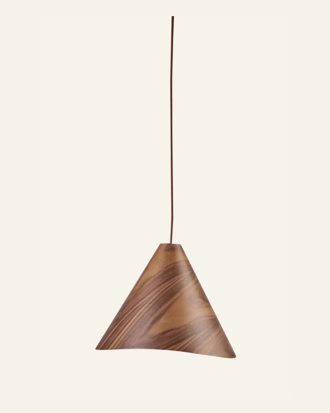 Taklampe brun - 25 cm ø33 brun - 1