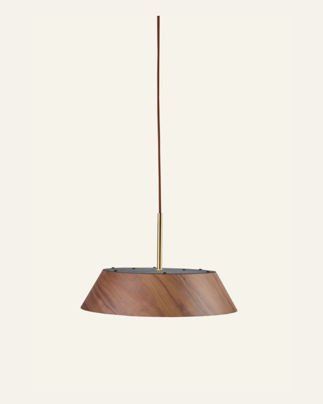 Taklampe brun - 18 cm ø33 brun - 1