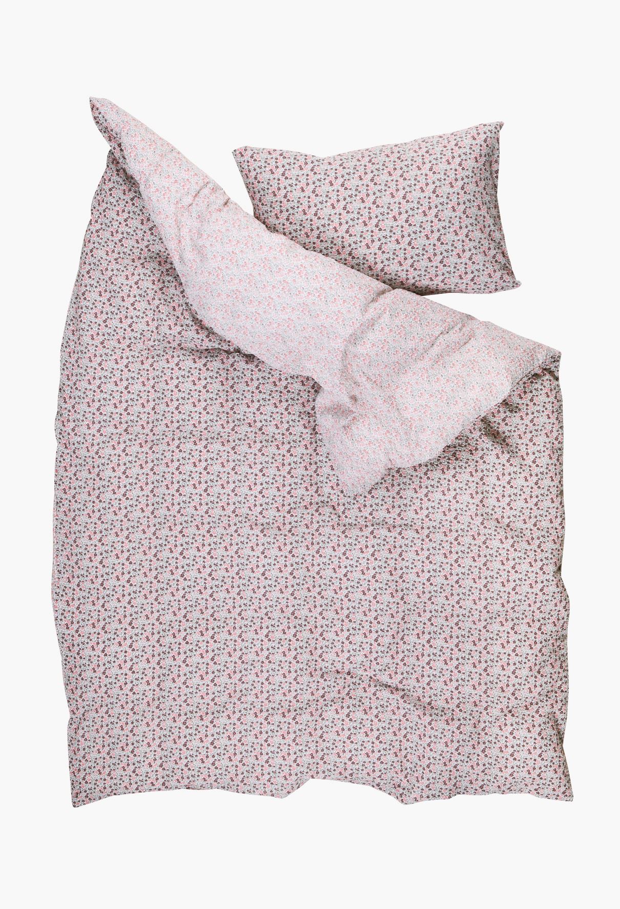 Krepp sengesett multi rosa - 2