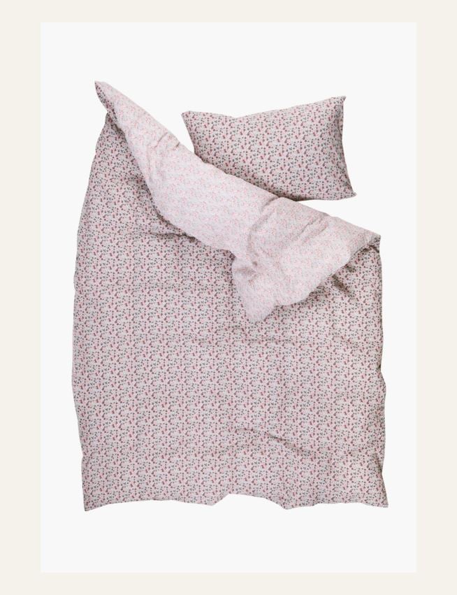 Krepp sengesett multi rosa - 2