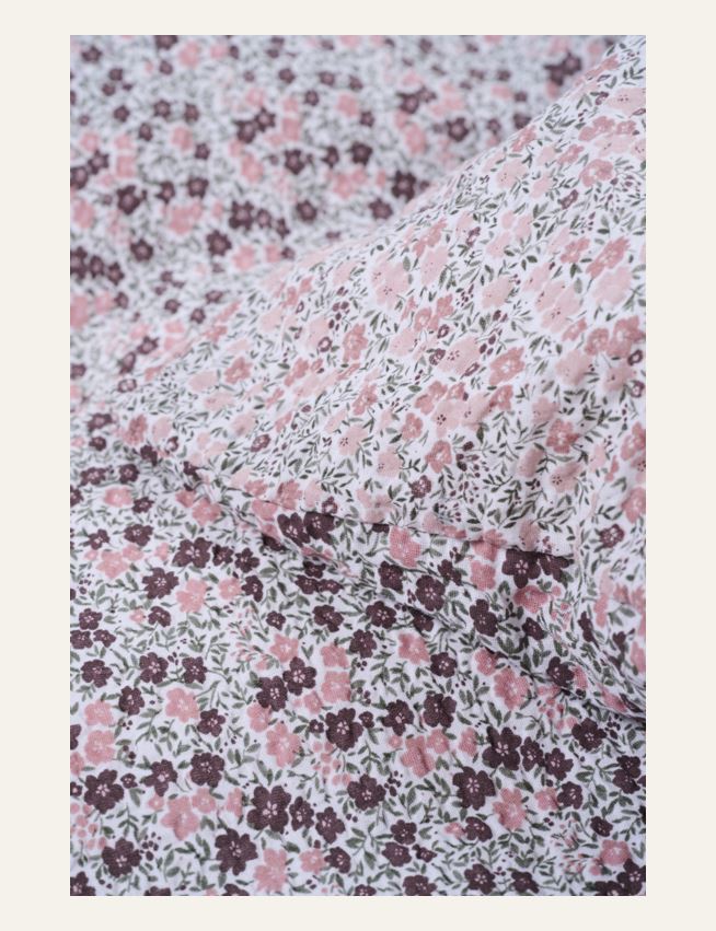Krepp sengesett multi rosa - 3