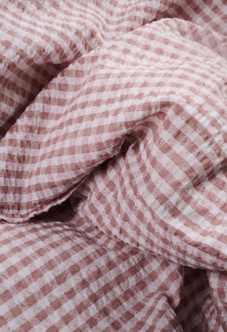 Krepp sengesett rosa - 3