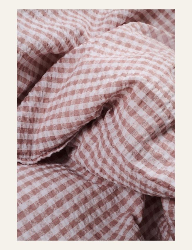 Krepp sengesett rosa - 3