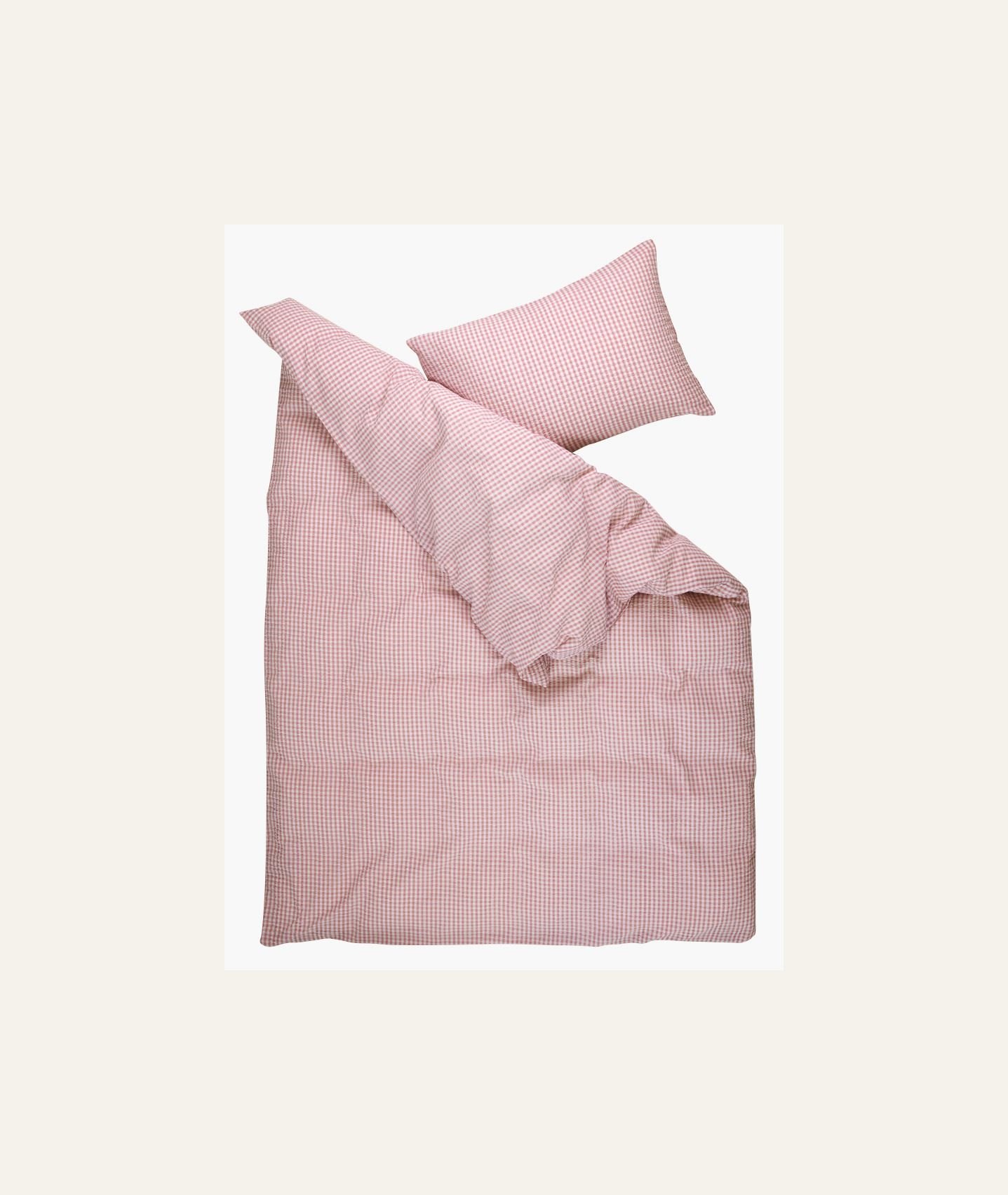 Krepp sengesett rosa - 2