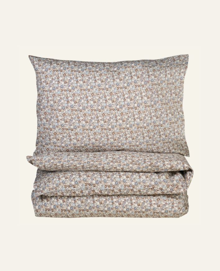 Bomull sengesett multi blå - 140x220 cm/50x70 cm multi blå - 1