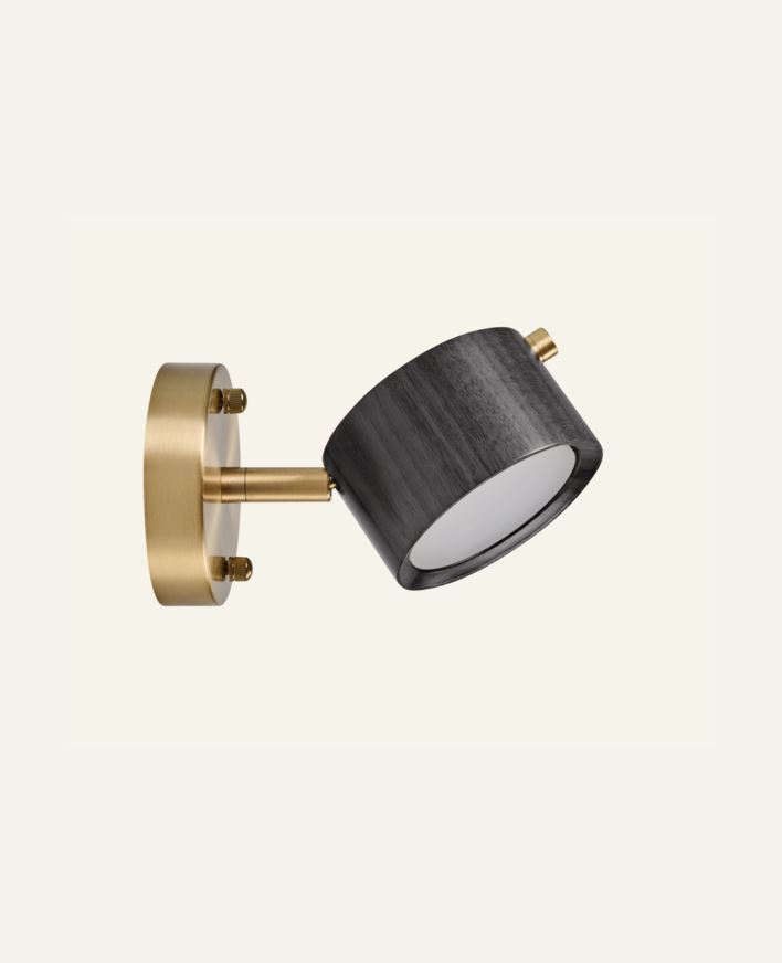 Vegglampe svart - 20x15 cm svart - 1