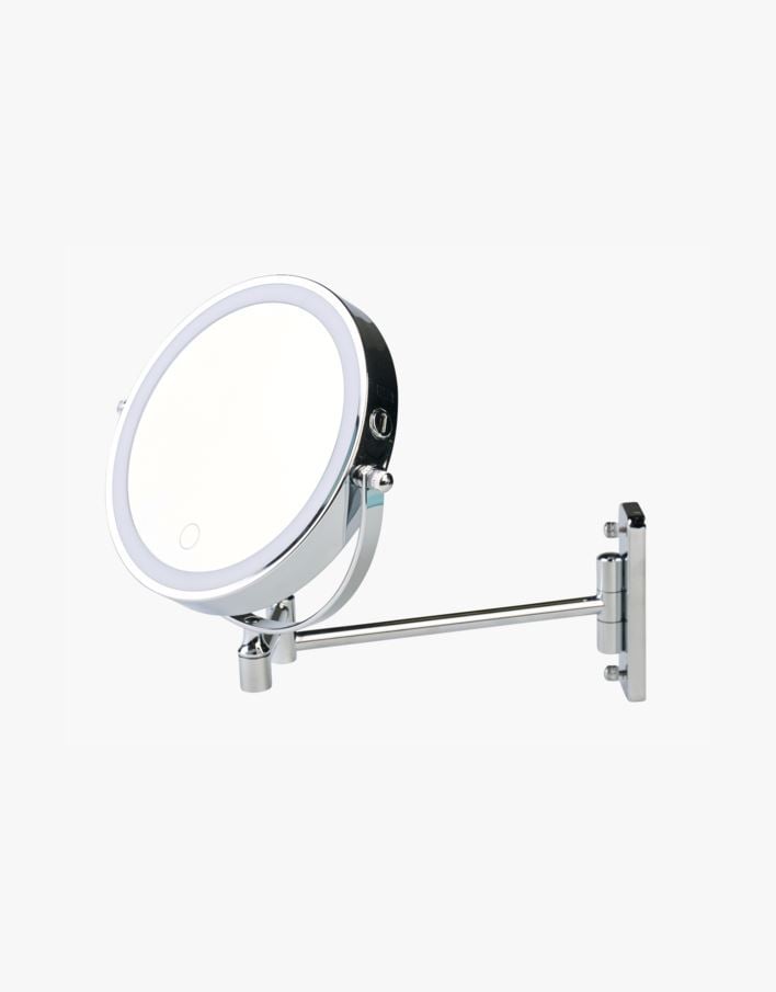 Speil med led-lys sølv - 20x29 cm sølv - 1