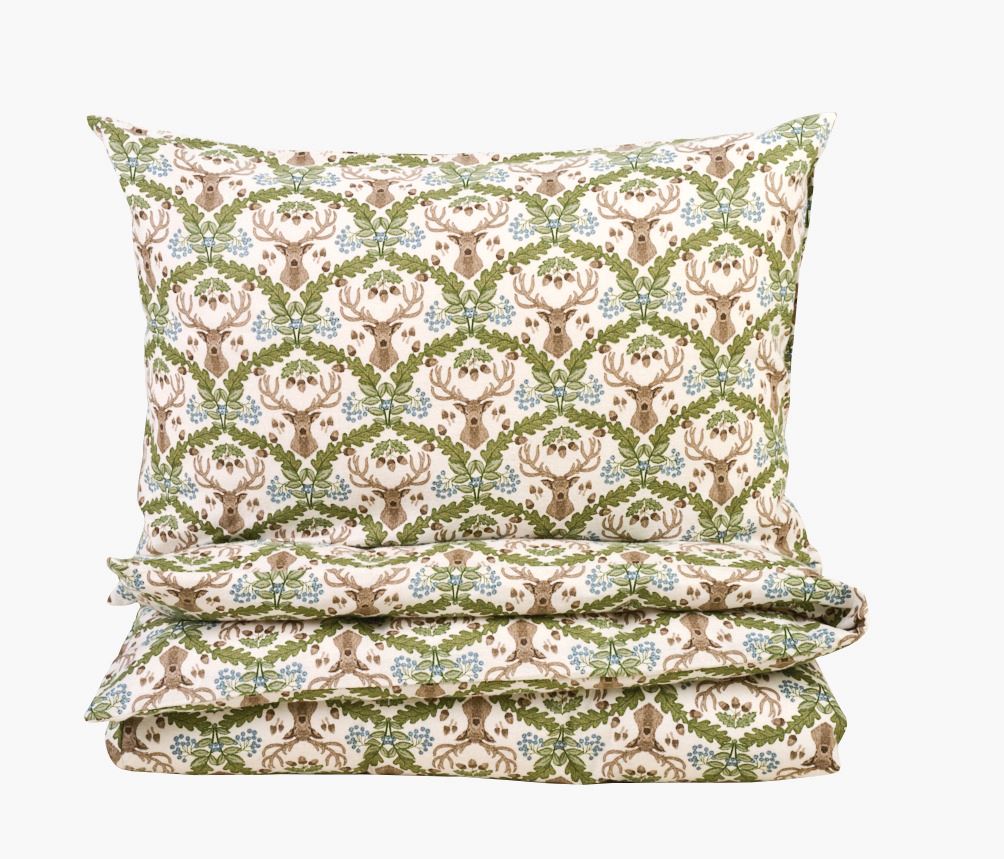 Flanell sengesett              multi blå - 140x200 cm multi blå - 1