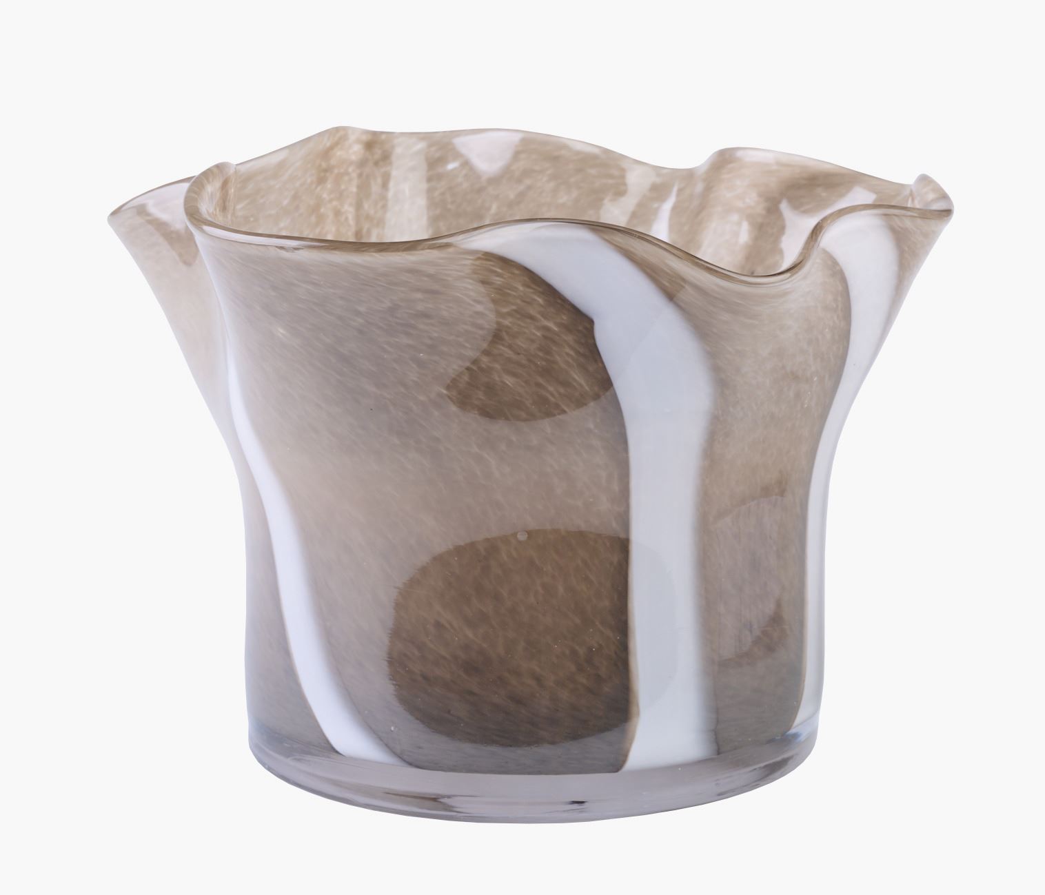 Vase multi brun - 23x23x16 cm multi brun - 1