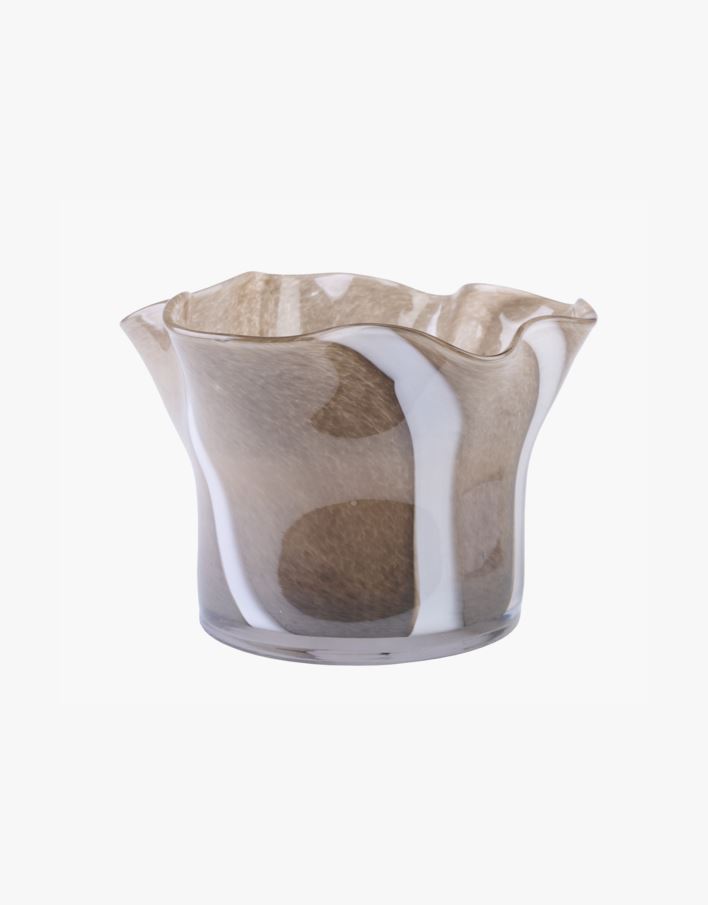 Vase multi brun - 23x23x16 cm multi brun - 1