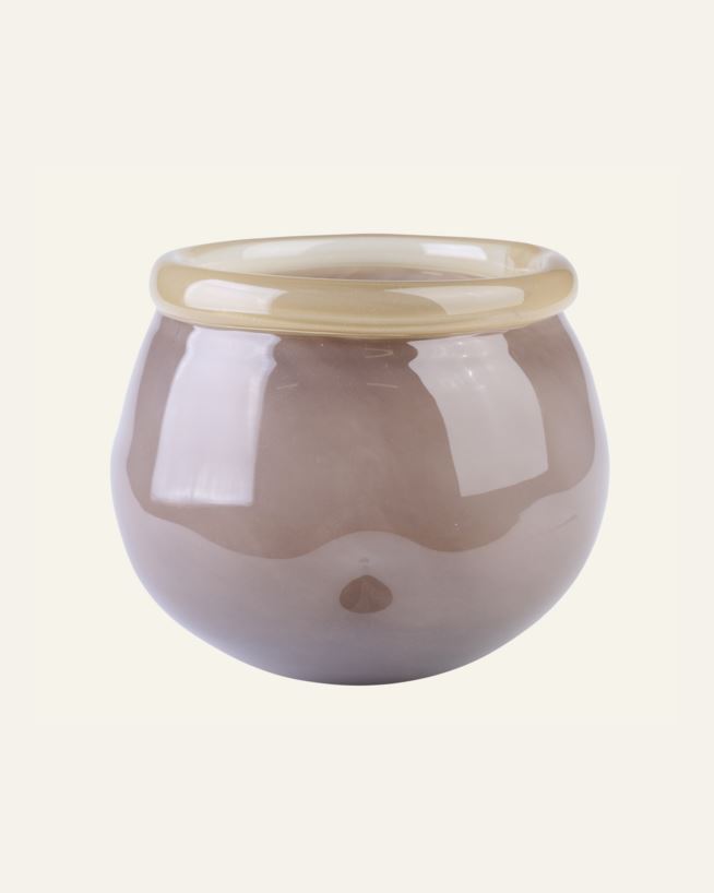 Vase brun - 16,8x16,8x14 cm brun - 1