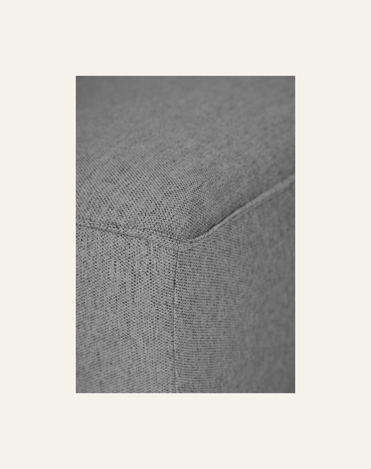 Sofamodul puff small grå - 3