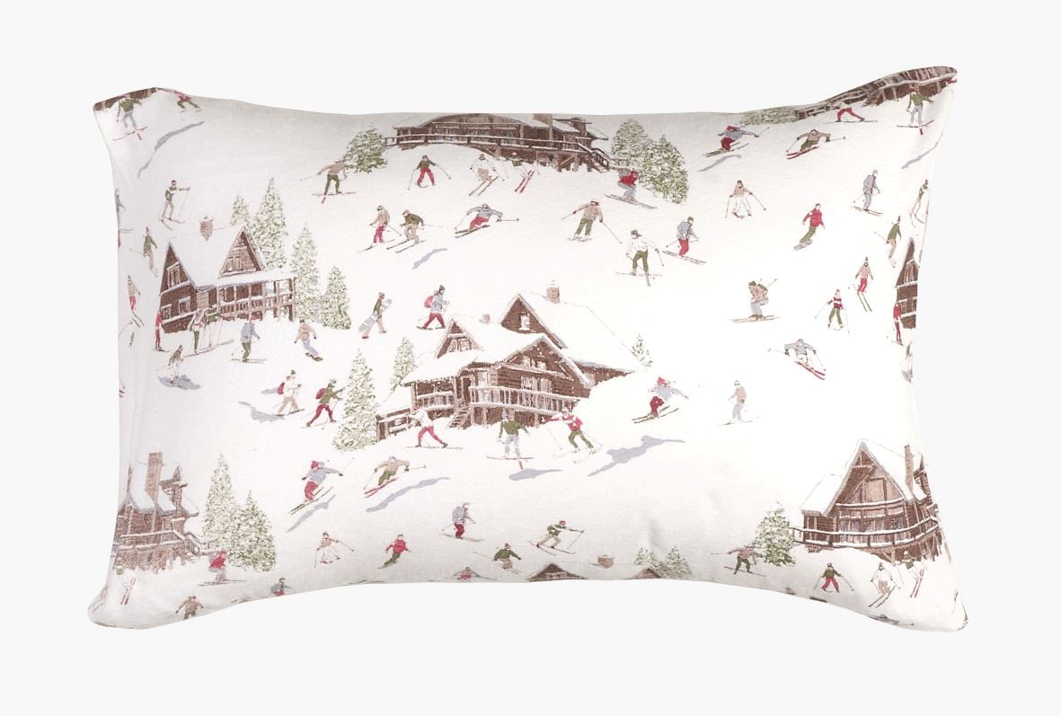 Flanell putevar multi rød - 50x70 cm multi rød - 1