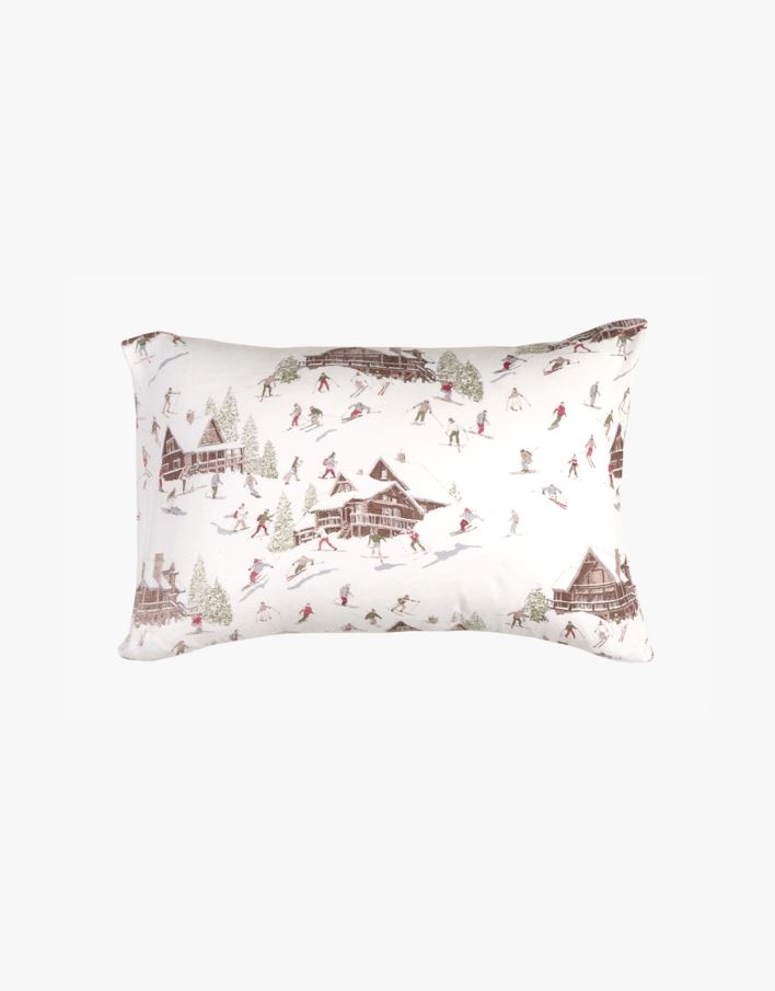 Flanell putevar multi rød - 50x70 cm multi rød - 1