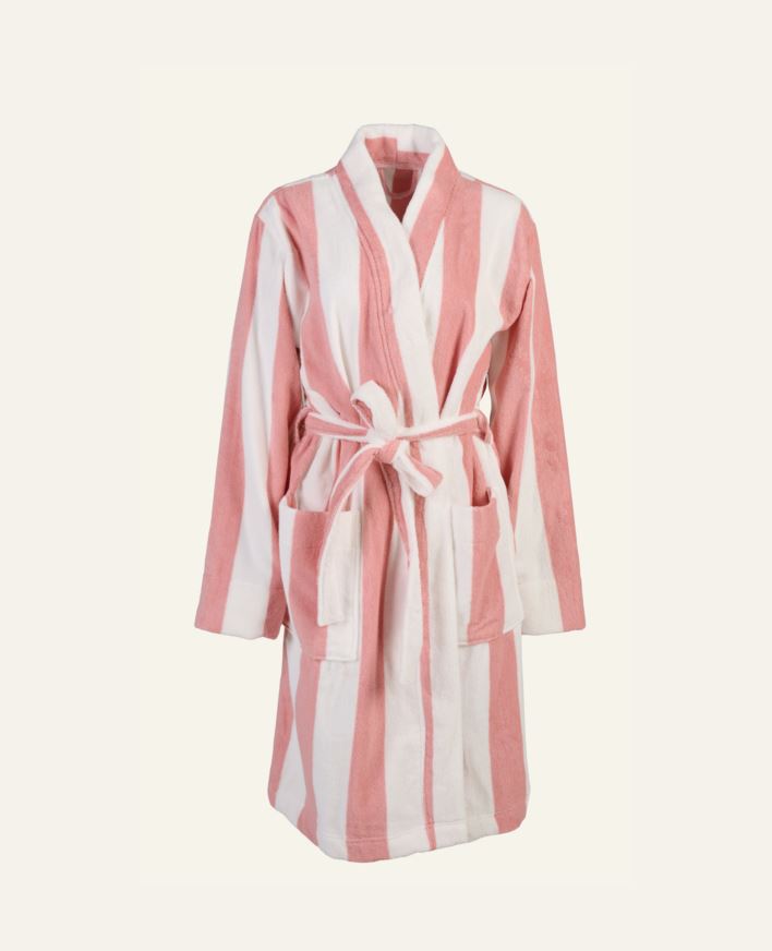 Badekåpe rosa - S/M rosa - 1