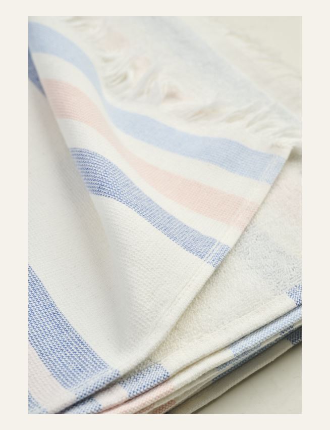 Badehåndkle multi blå - 3