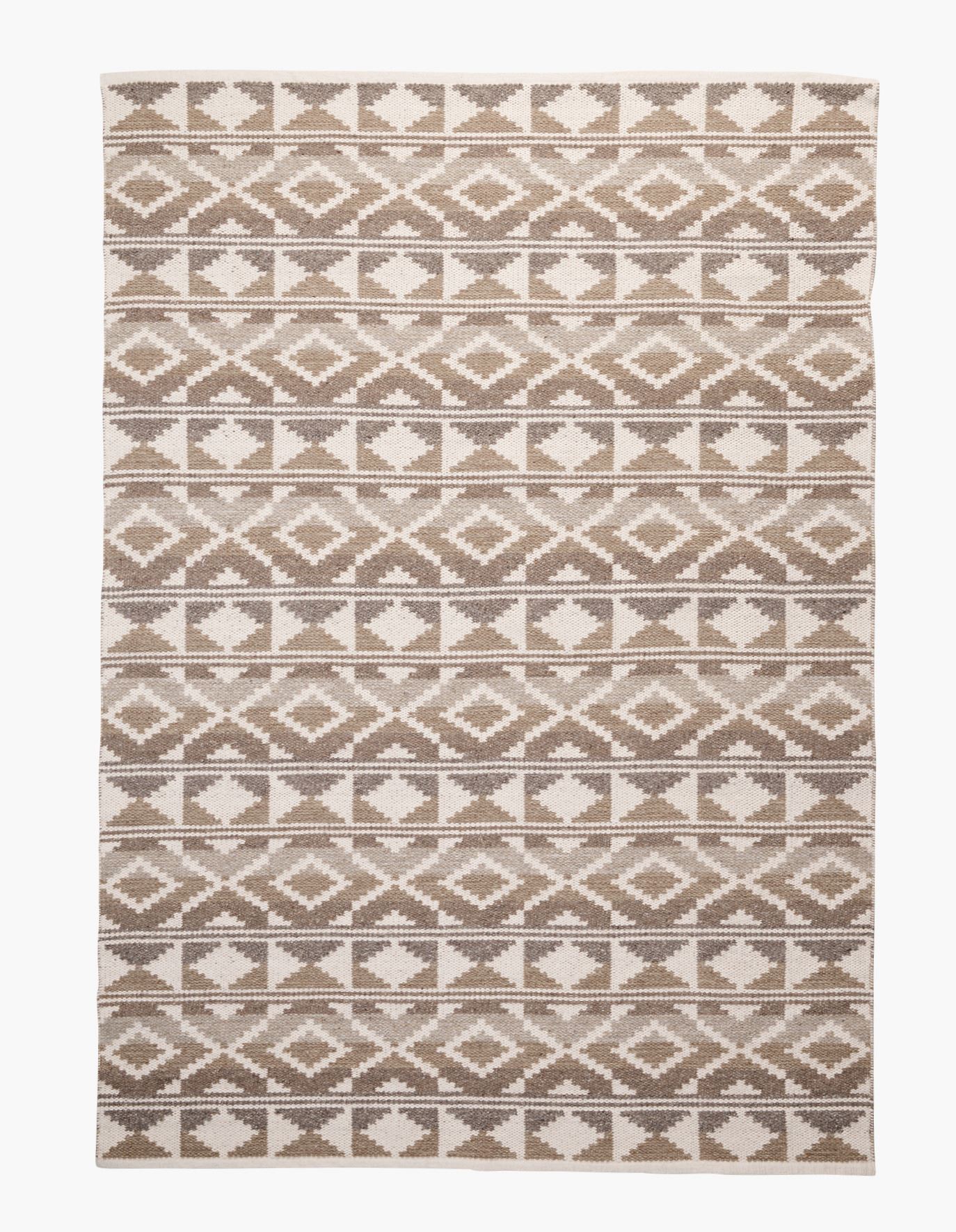 Teppe multi brun - 160x230 cm multi brun - 1