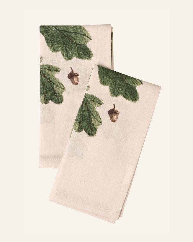 2pk tøyserviett natur - 45x45 cm natur - 1