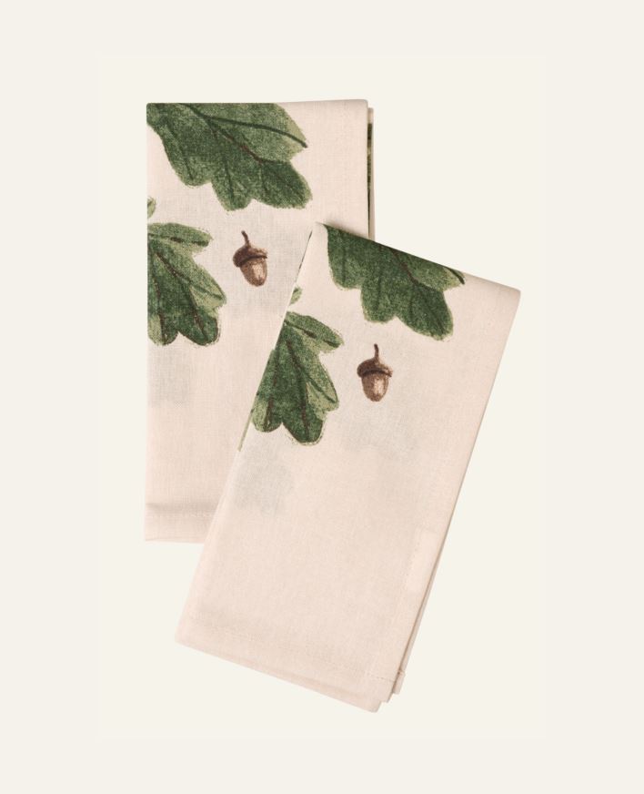 2pk tøyserviett natur - 45x45 cm natur - 1