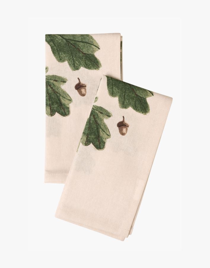 2pk tøyserviett natur - 45x45 cm natur - 1