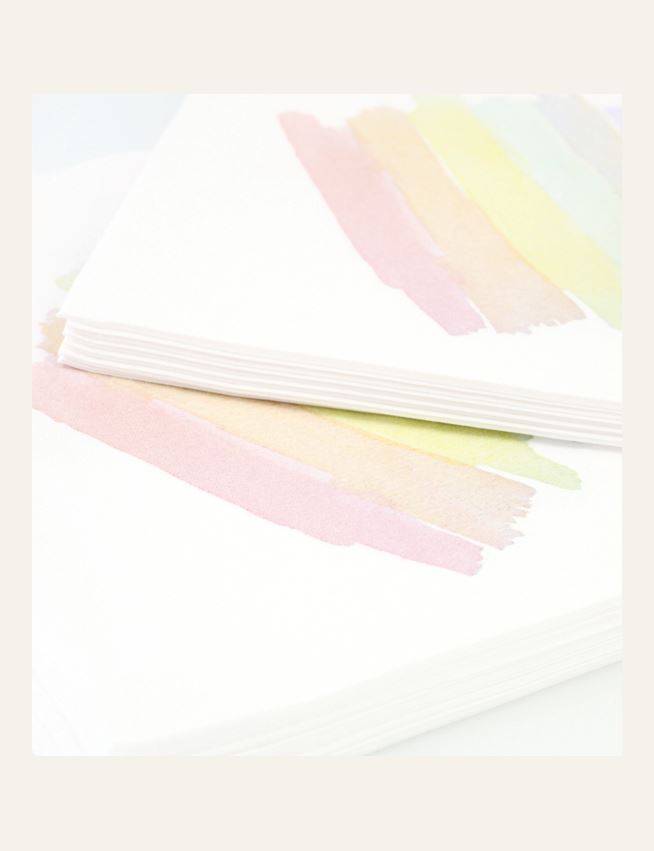 Papirservietter multi - 2