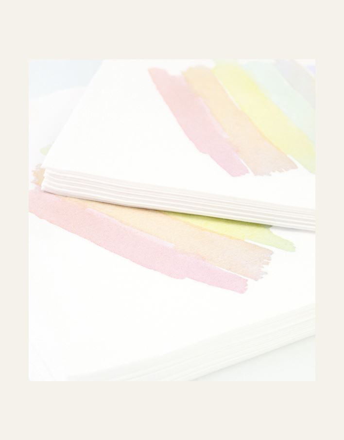 Papirservietter multi - 2