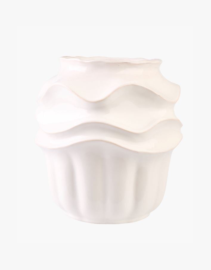 Vase offwhite - 28,5x28,5x30,5 cm offwhite - 1