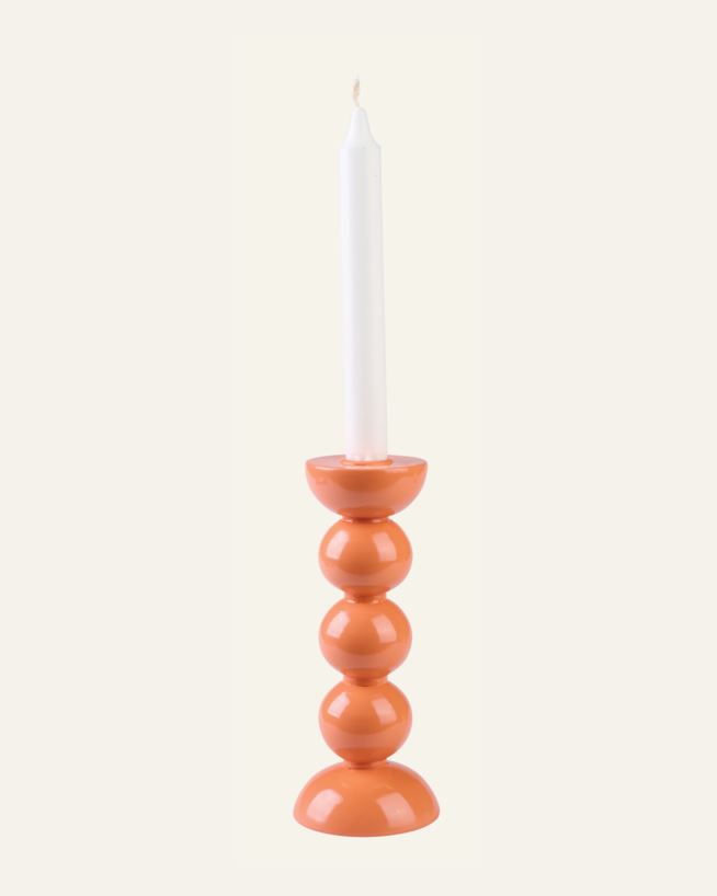 Lysestake orange - 8x8x20 cm orange - 1