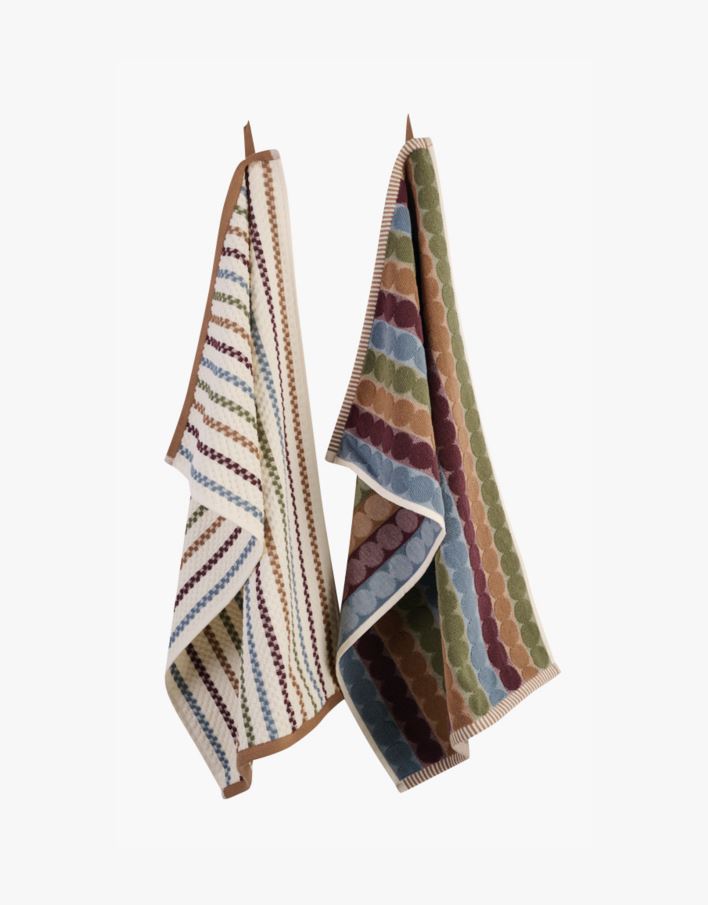 Kjøkkenhåndkle 2pk beige - 45x70 cm beige - 1