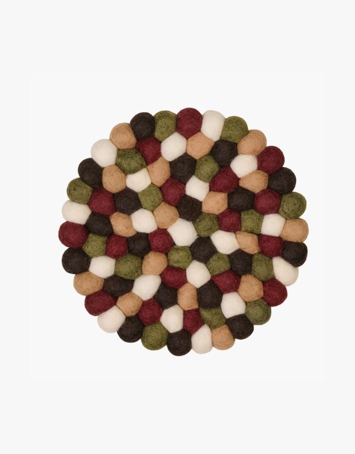 Gryteunderlag burgunder - ø22 cm burgunder - 1