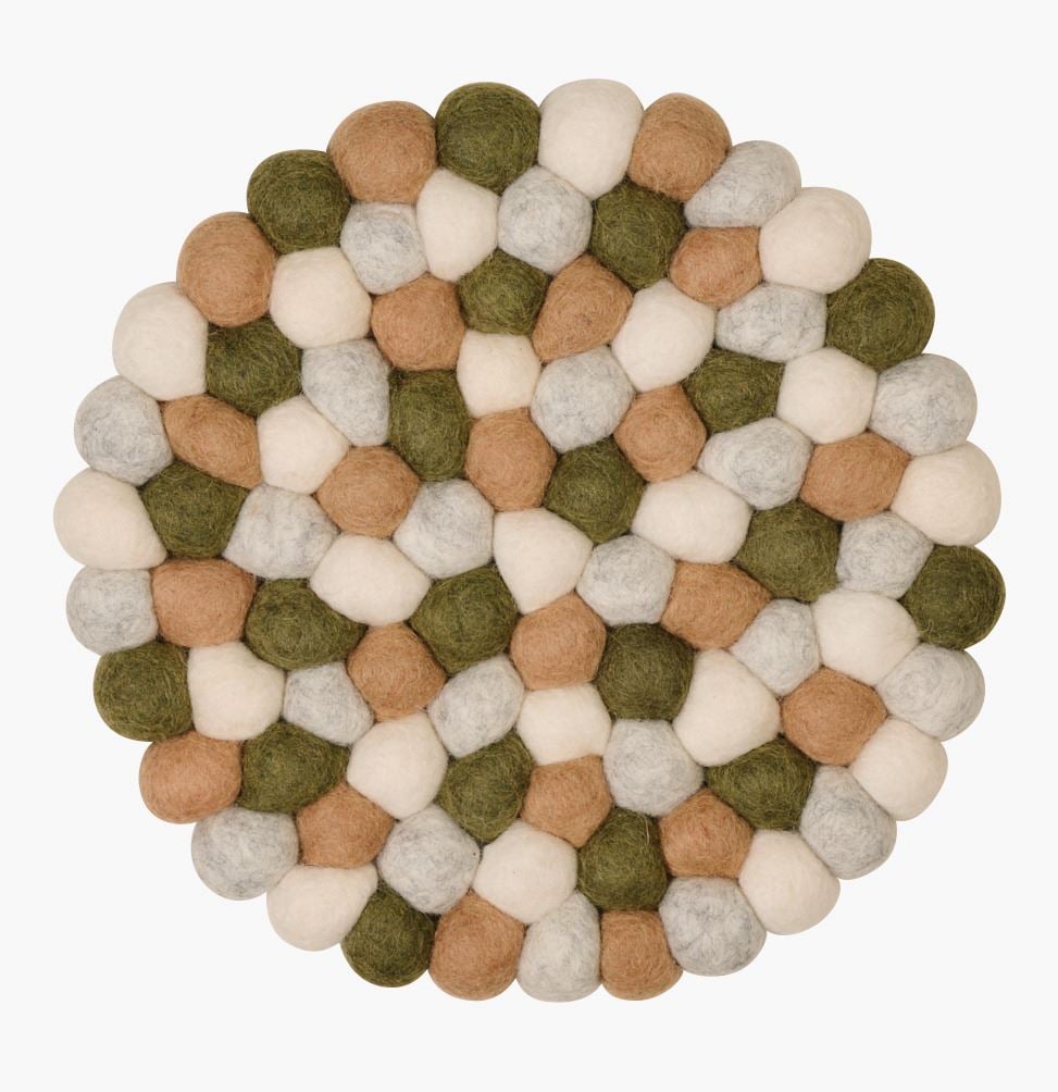 Gryteunderlag grønn - ø22 cm grønn - 1