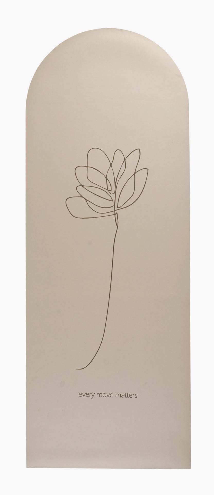 Yoga matte beige - 183x68x0,6 cm beige - 1