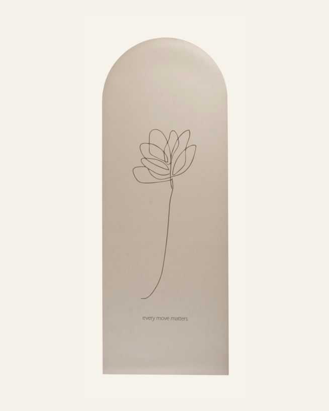Yoga matte beige - 183x68x0,6 cm beige - 1