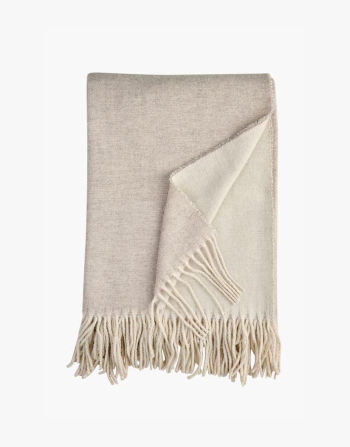 Pledd beige - 130x170 cm beige - 1