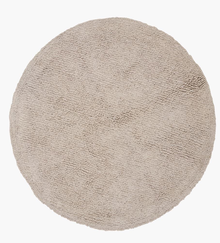 Badematte beige - ø60 cm beige - 1